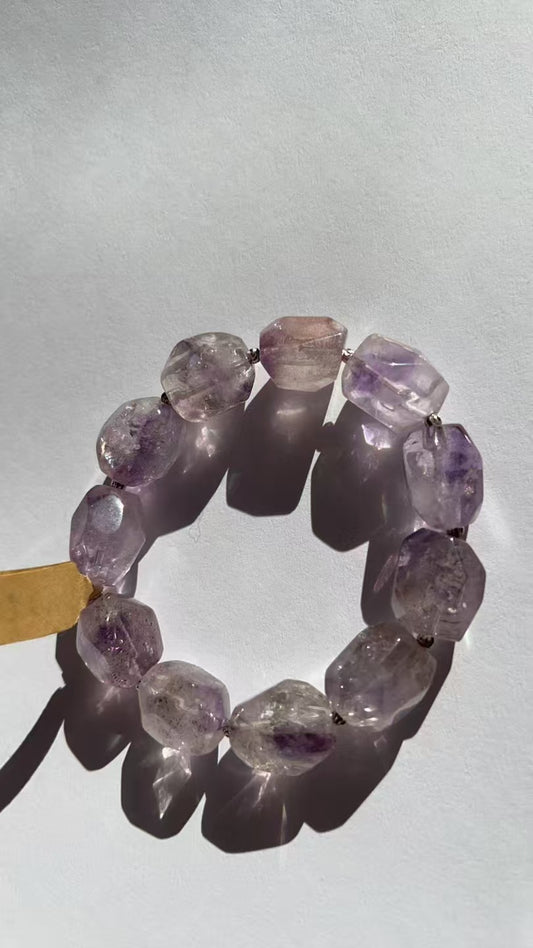 Super Seven Amethyst Crystal Bracelet by 2Sonder