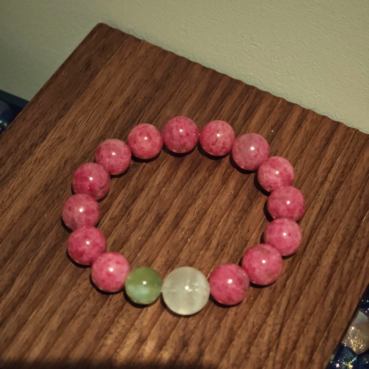 Rhodonite Bracelet: Where Pink Magic Meets Earthly Elegance