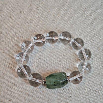 Clear Quartz Freeform Bracelet – Minimalist Magic, Maximized Energy