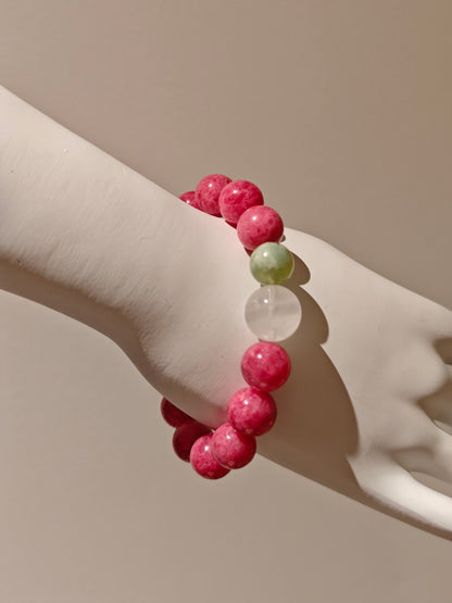 Rhodonite Bracelet: Where Pink Magic Meets Earthly Elegance