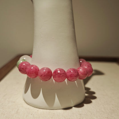 Rhodonite Bracelet: Where Pink Magic Meets Earthly Elegance