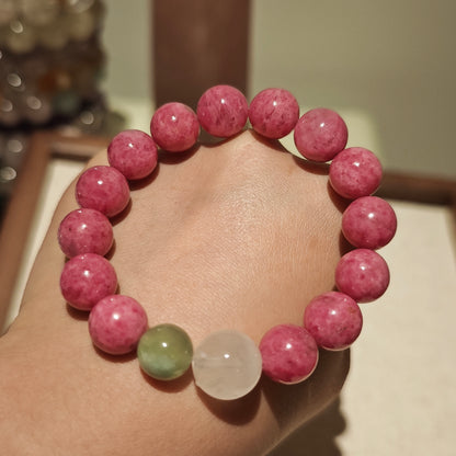 Rhodonite Bracelet: Where Pink Magic Meets Earthly Elegance