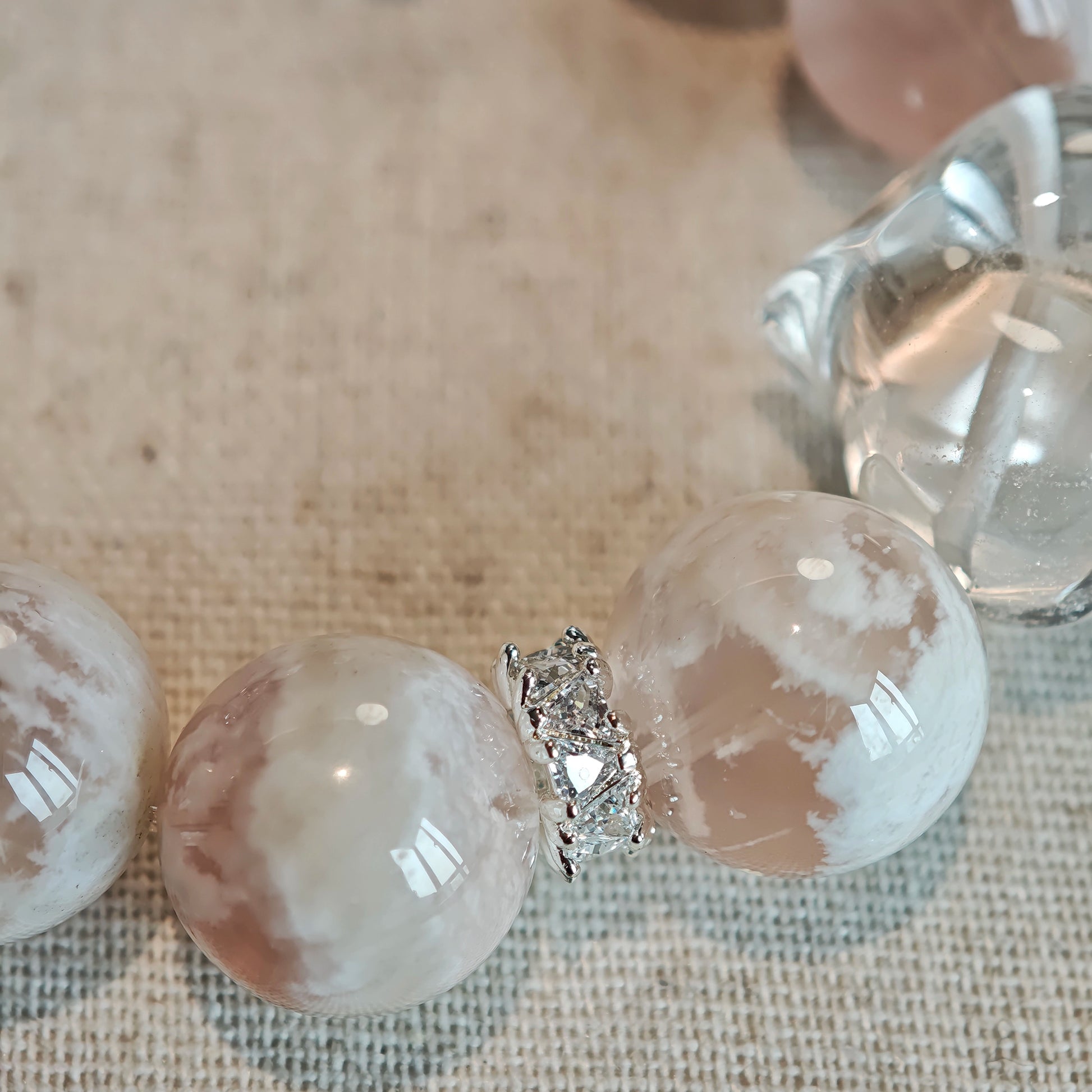 The bracelet braids tender phantom energy into pristine light, awakening the dreams you forgot you had.