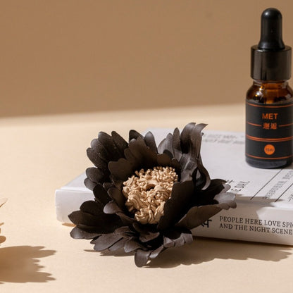 This is a ceramic flower incense stick holder with a lifelike flower. Each ceramic flower is individually hand-shaped using traditional ceramic craftsmanship. The ceramic flower is with diameter of 8cm and height of 4.3cm.