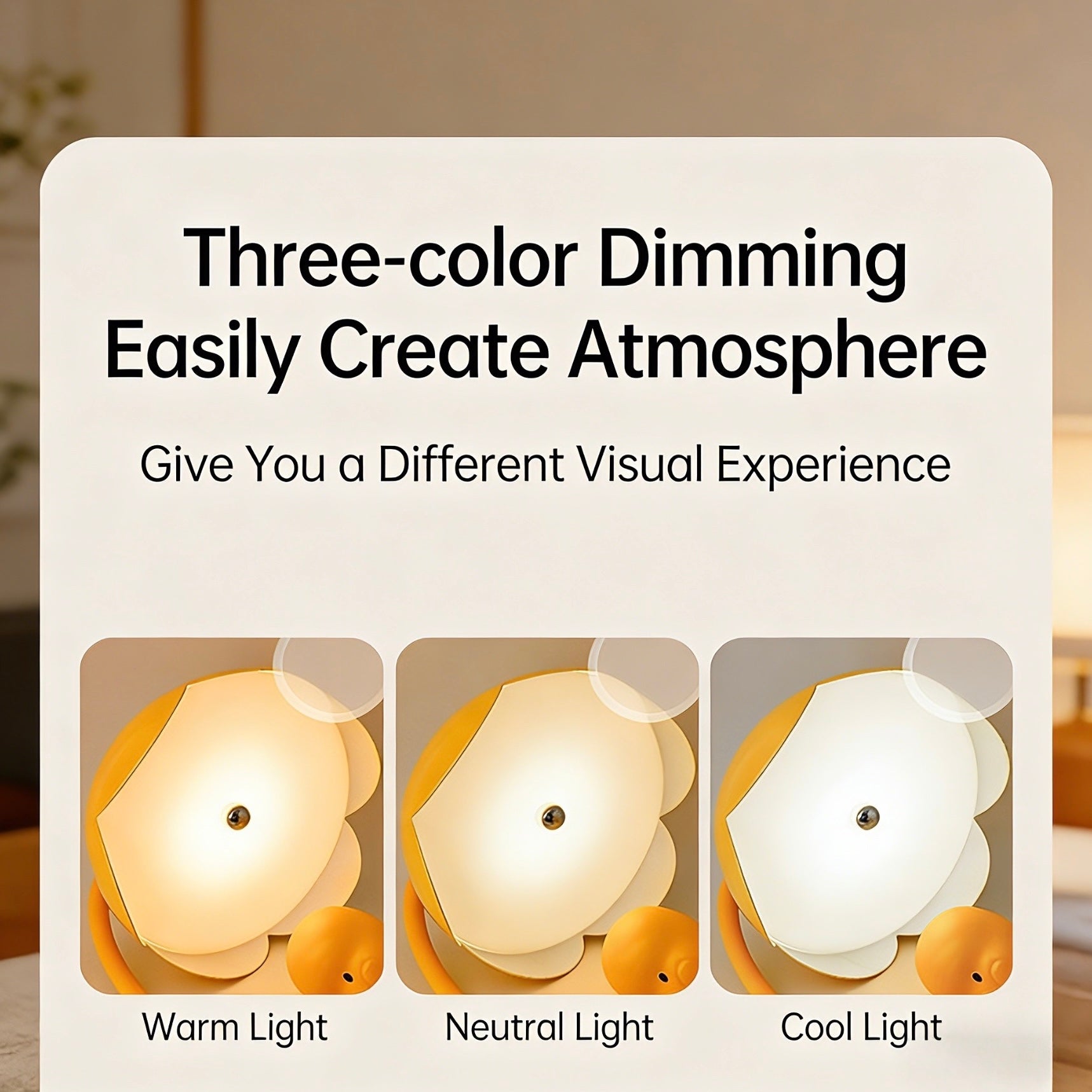 This is a bedside lamp with a design of a duck lying in a yellow sofa. And it comes with a round lampshade. Smooth rounded lines and artistic detailing make it a decorative bedside lamp and a comforting companion after long workdays.