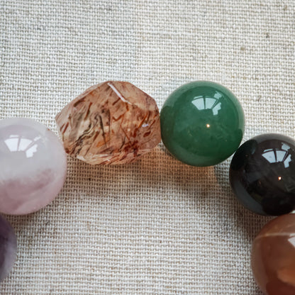 The "Meow" Multi-Gemstones & Crystals Bracelet by 2Sonder