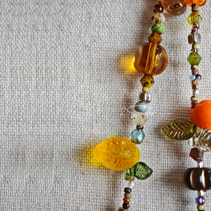 Handmade with vibrant Czech glass beads, this dazzling bag charm can be a phone strap, keychain accessory, or even a chic car decoration - perfect for adding a pop of joy to anything you own.