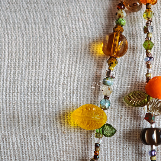 Handmade with vibrant Czech glass beads, this dazzling bag charm can be a phone strap, keychain accessory, or even a chic car decoration - perfect for adding a pop of joy to anything you own.