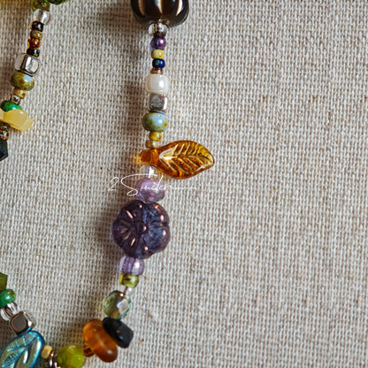 Handmade with vibrant Czech glass beads, this dazzling bag charm can be a phone strap, keychain accessory, or even a chic car decoration - perfect for adding a pop of joy to anything you own.