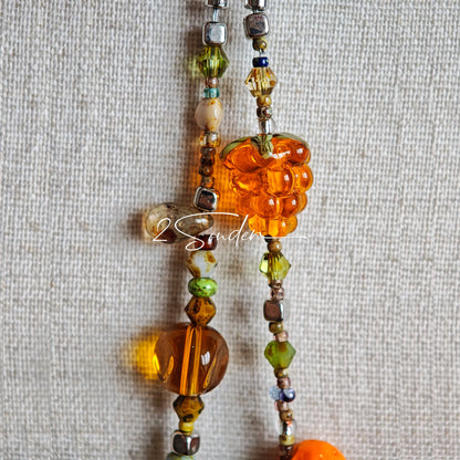 Handmade with vibrant Czech glass beads, this dazzling bag charm can be a phone strap, keychain accessory, or even a chic car decoration - perfect for adding a pop of joy to anything you own.