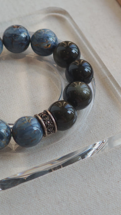 Blue Denim Dream Pietersite Bracelet by 2Sonder
