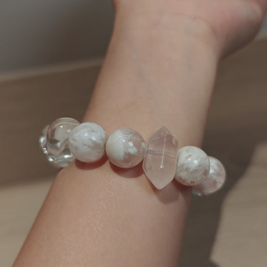 Let the bracelet murmur—pink for tenderness, white for clarity—until your buried dreams answer.